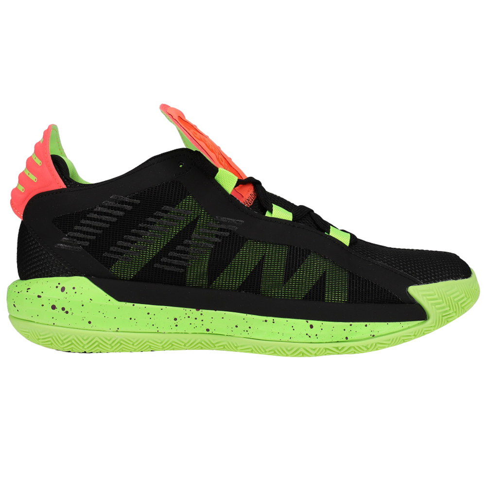 Shop Green Mens adidas Dame 6 Basketball Shoes