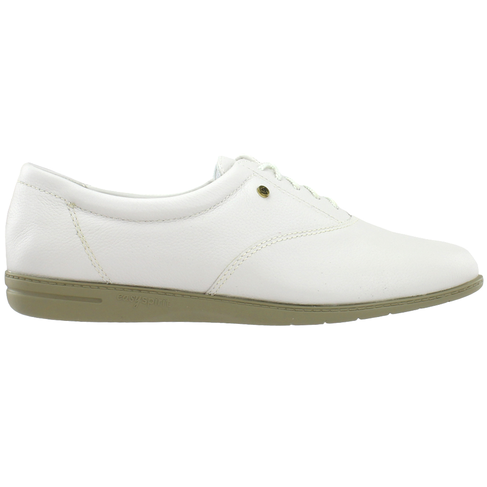Easy Spirit Motion Lace Up Flats White 