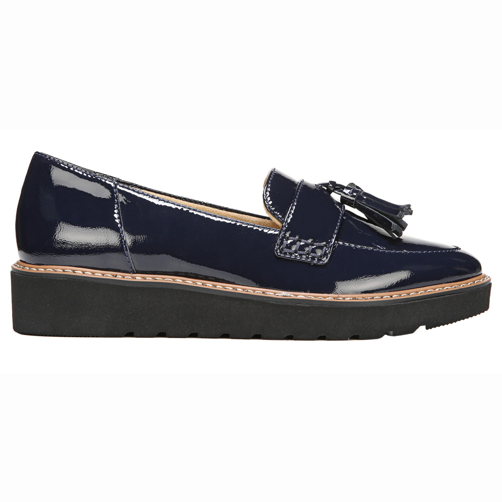 naturalizer navy loafers