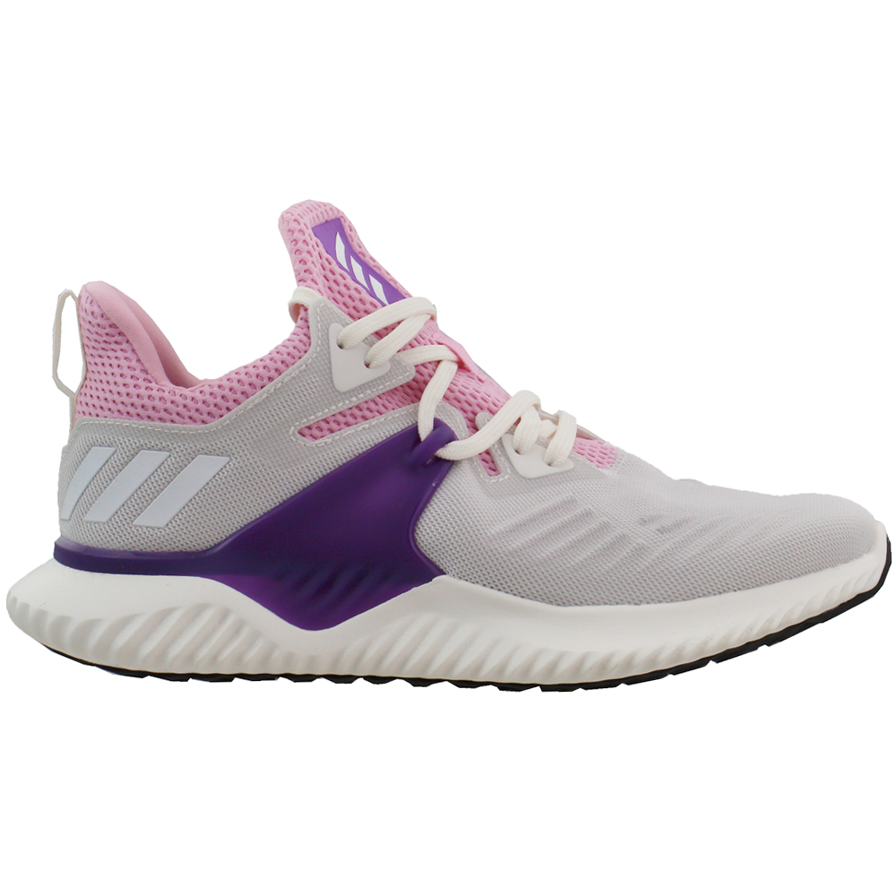 Adidas Alphabounce Beyond 2 J White Boys Lace Up Athletic Adidas Alphabounce Beyond 2 J White Boys Lace Up Athletic