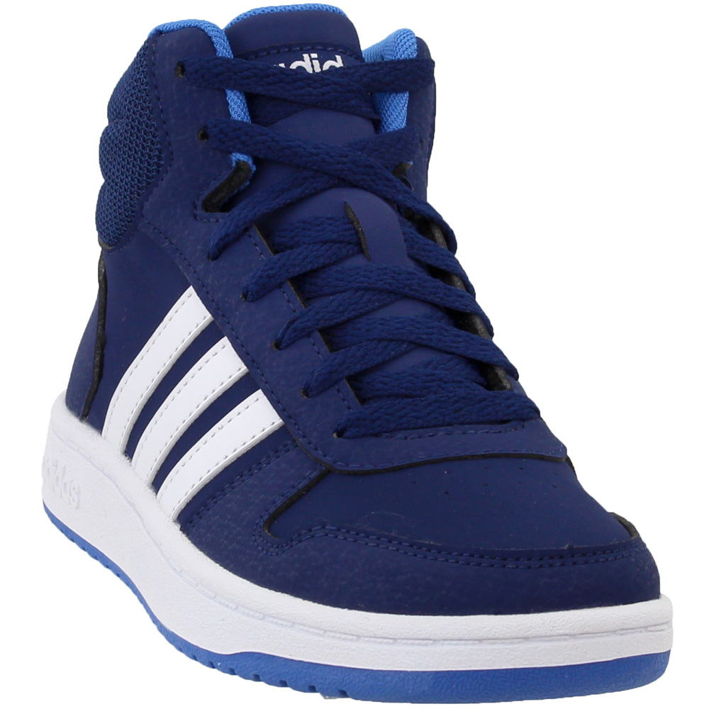 Adidas Hoops 2.0 Mid Basketball Shoes - Kids | Shoe City