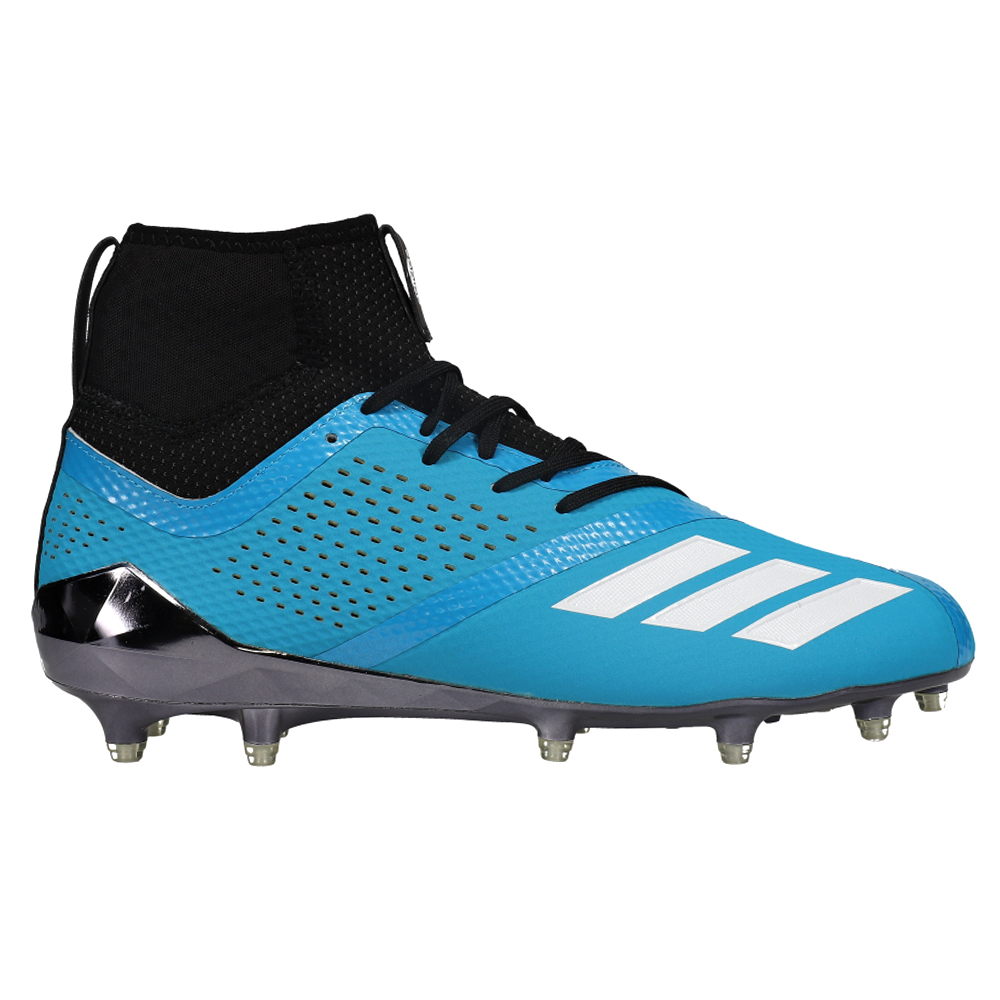 teal and black football cleats