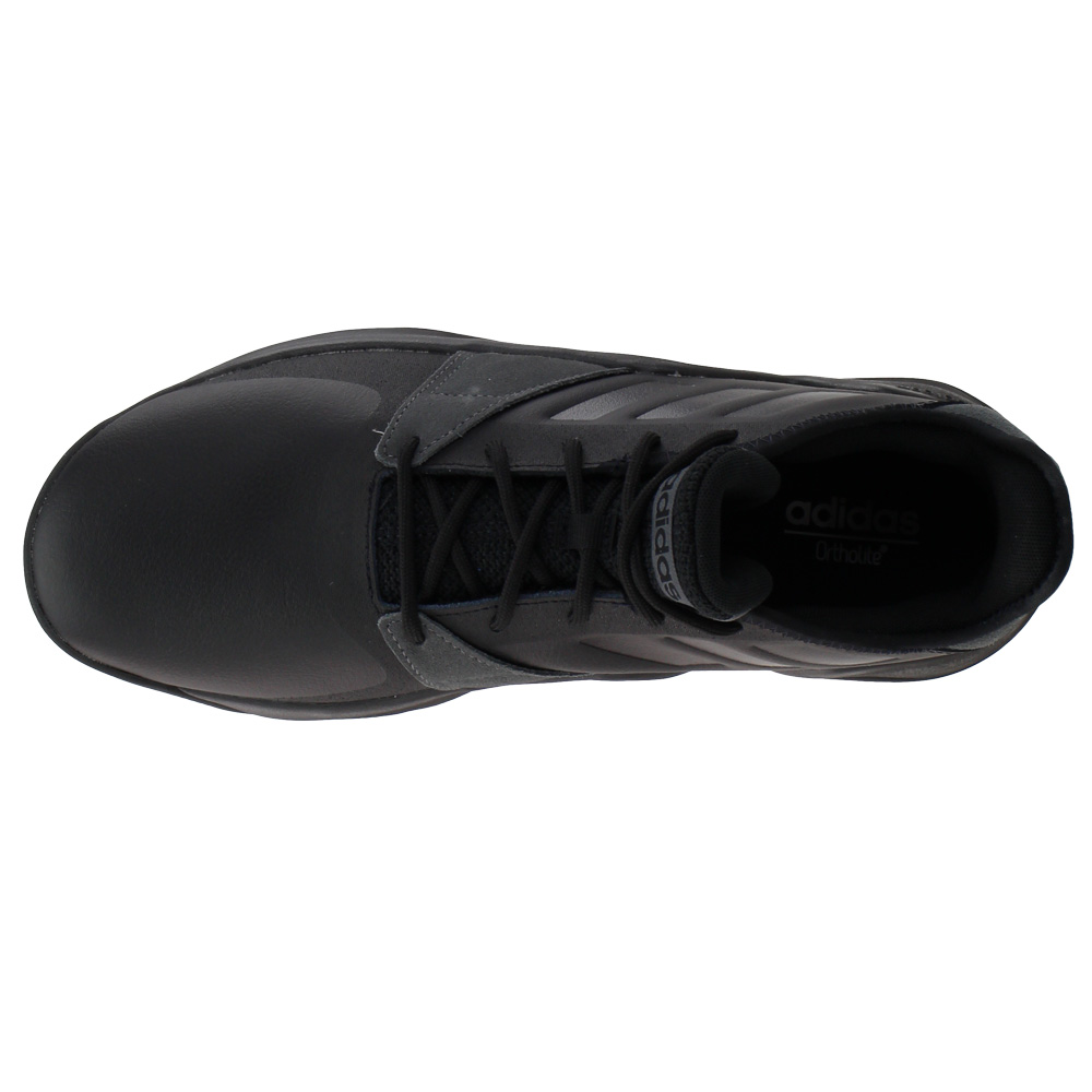 adidas Streetflow Basketball Shoes Black Mens Lace Up Athletic