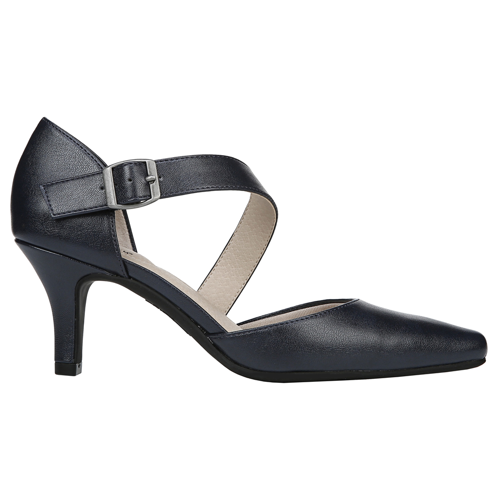 lifestride navy heels