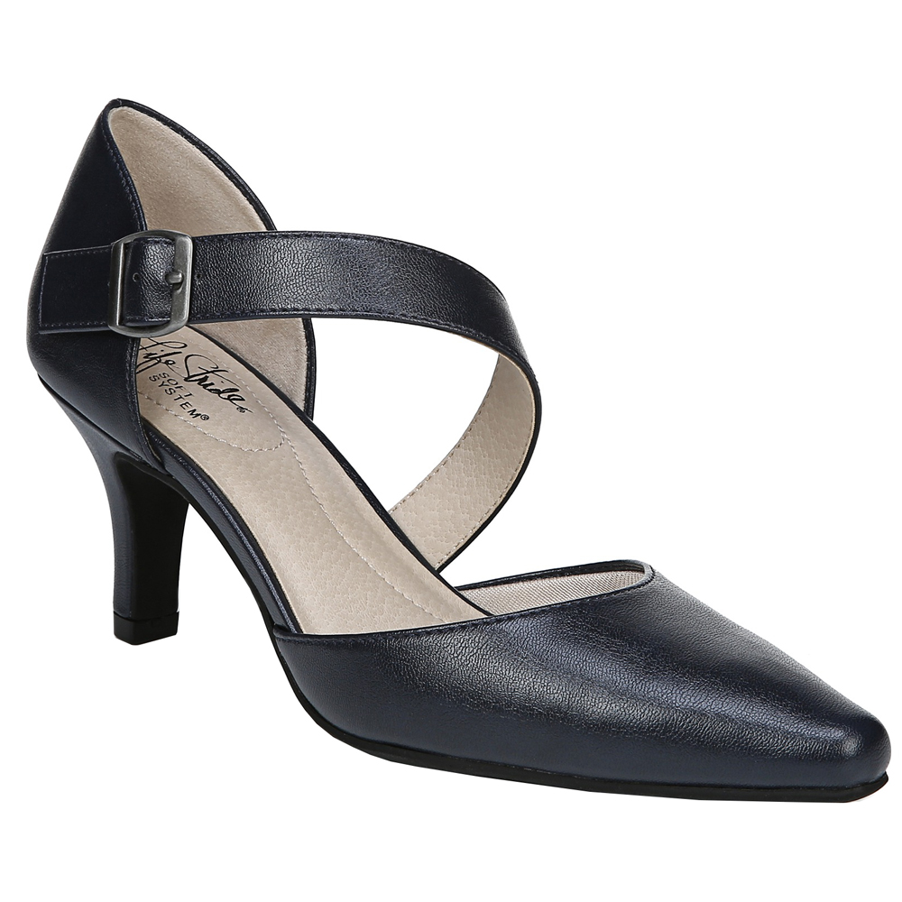 lifestride navy pumps