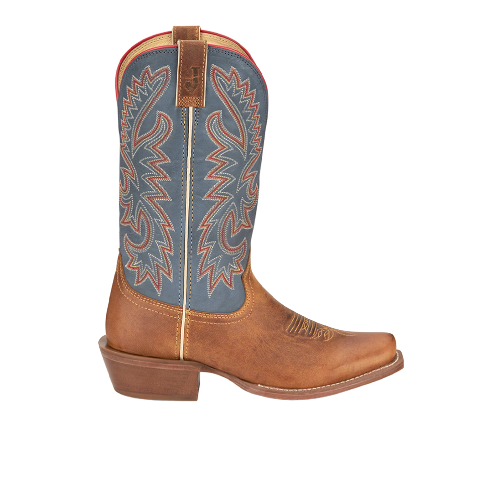Justin Boots Show Off Square Toe Cowboy Boots