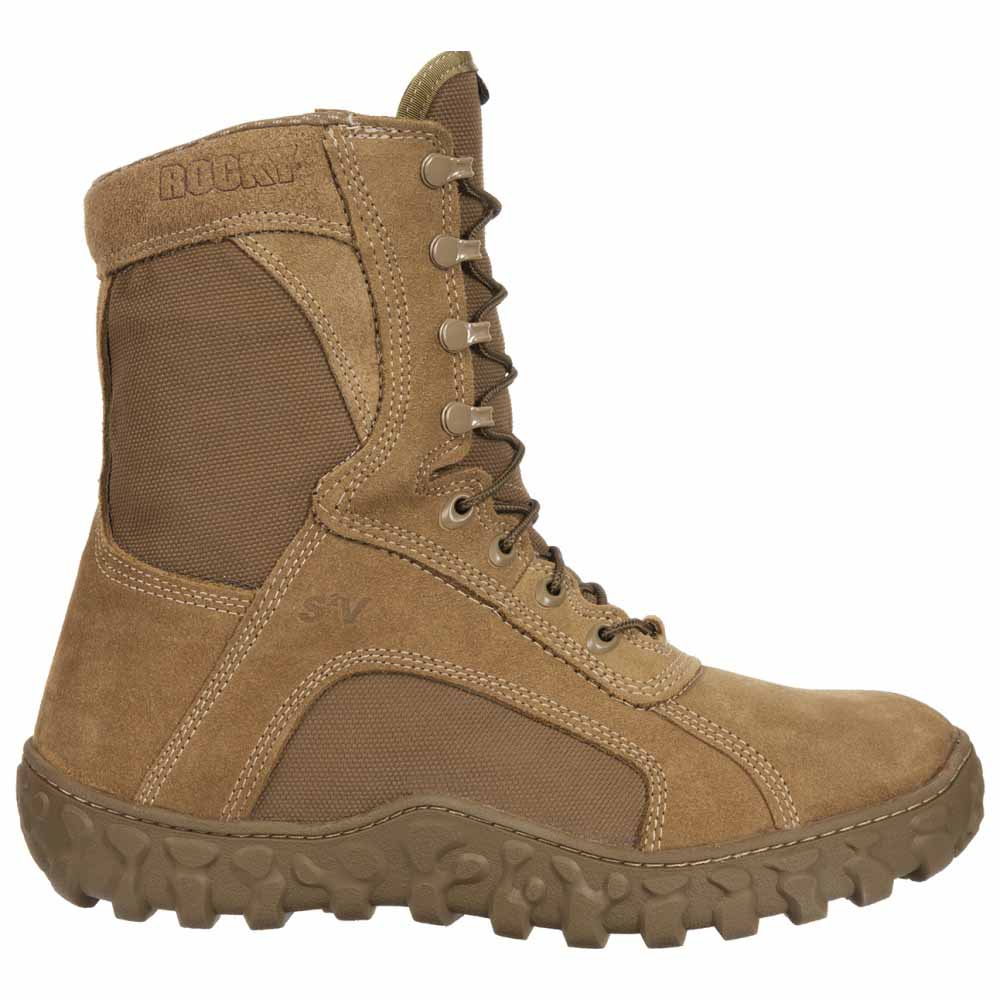 rocky tan military boots