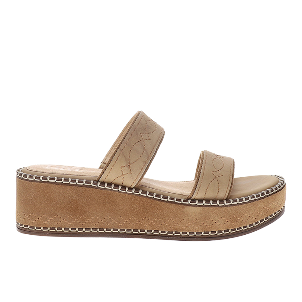 Frye Joy Woodstock 2 Platform Slide Sandals