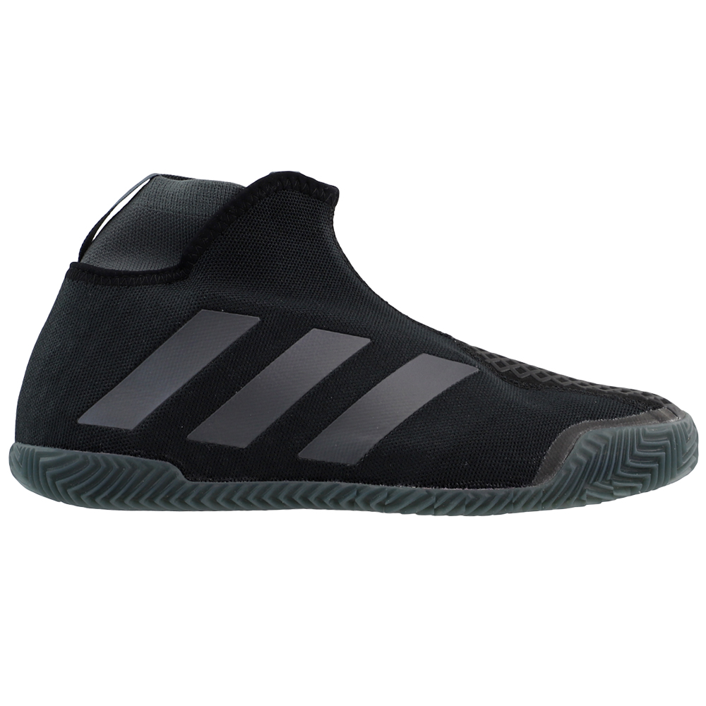 adidas Stycon Laceless Clay Court High Top Tennis Womens Black Sneakers Athleti