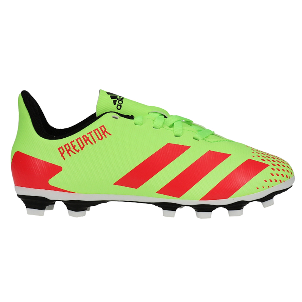 green and red soccer cleats