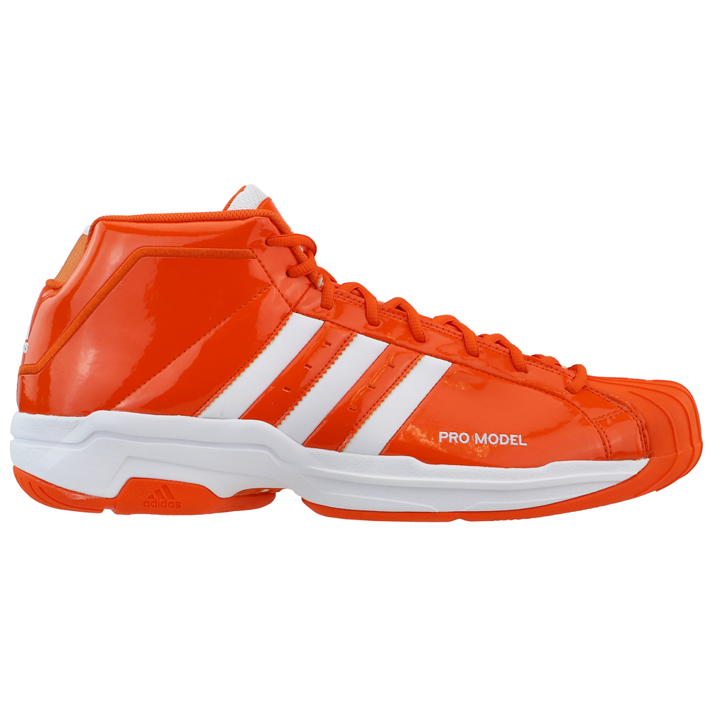 adidas SM Pro Model 2G Team Basketball Shoes Orange Mens Lace Up Athletic