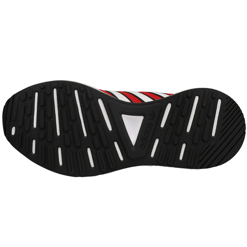 adidas Retroset Sneakers Red Mens Lace Up, Sportstyle Sneakers