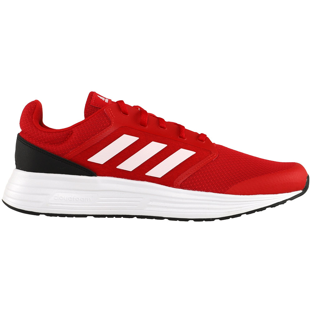 red leather adidas shoes