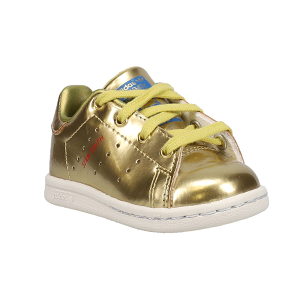 adidas Stan Smith Toddler Boys Gold Sneakers Casual Shoes FW8082