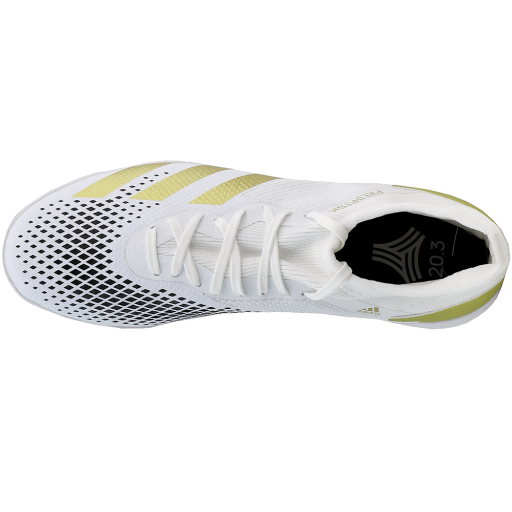 adidas Predator 20.3 Indoor Soccer Shoes White Mens Lace ...