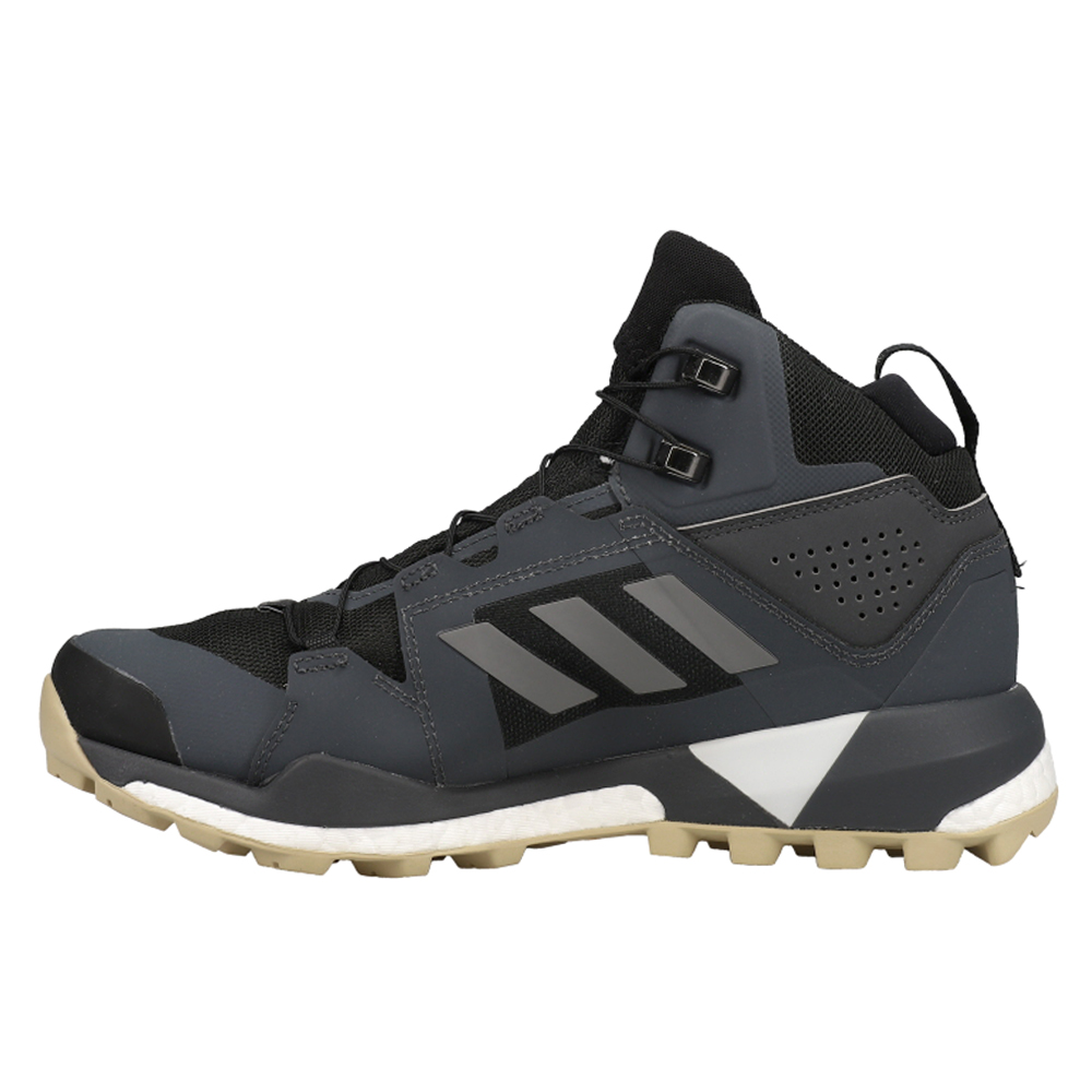 Adidas Terrex Skychaser XT Mid GORE-TEX Hiking Shoes - Women's - Core Black / Halo Blue / Halo Silver - 9