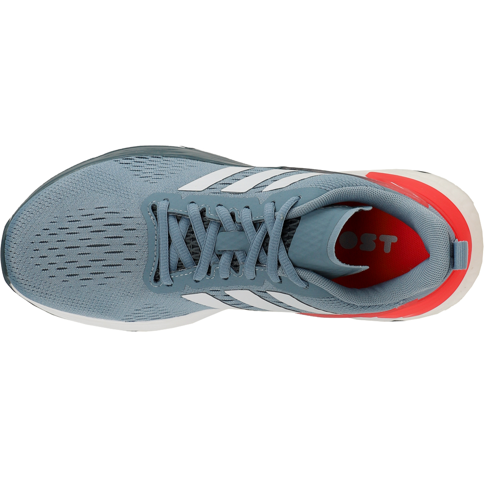 adidas Response SR 5.0 Running Shoes (Big Kid) Blue Boys Lace Up Athletic