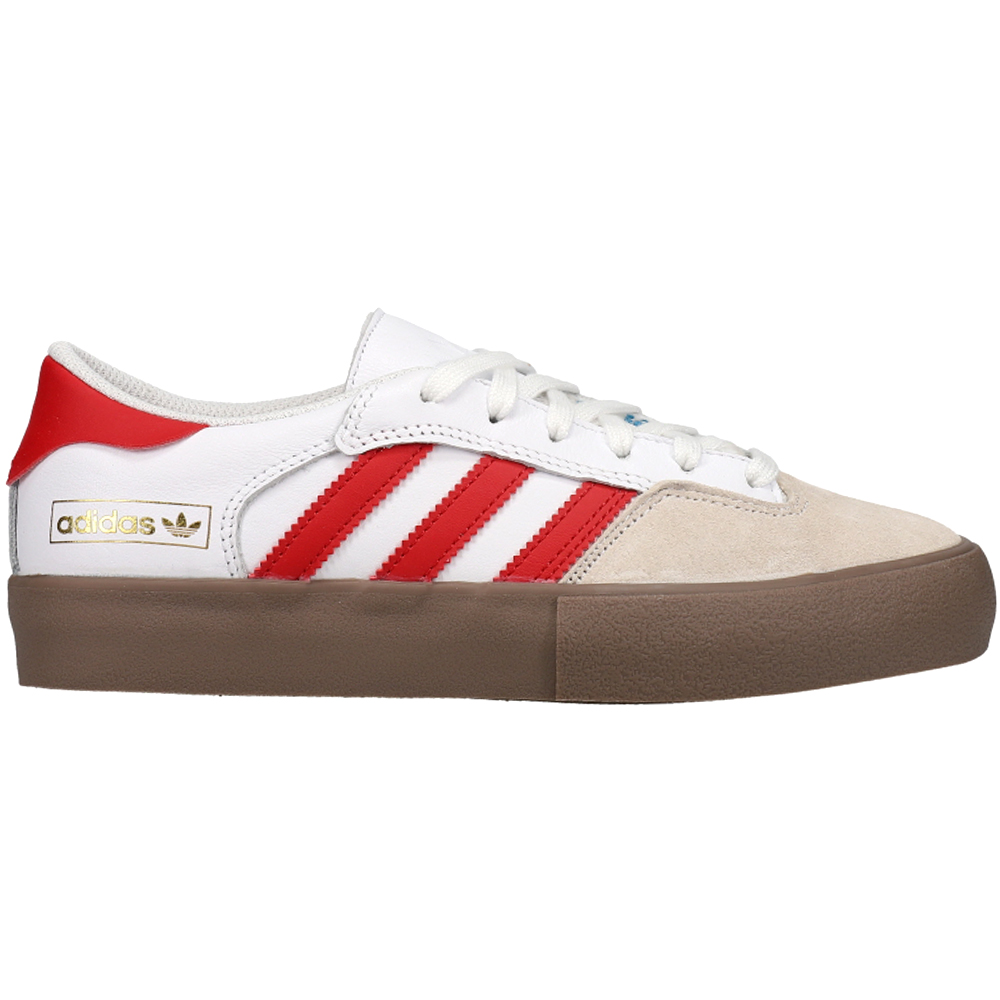 adidas Matchbreak Super Sneakers White Mens Lace Up, Skateboard Sneakers