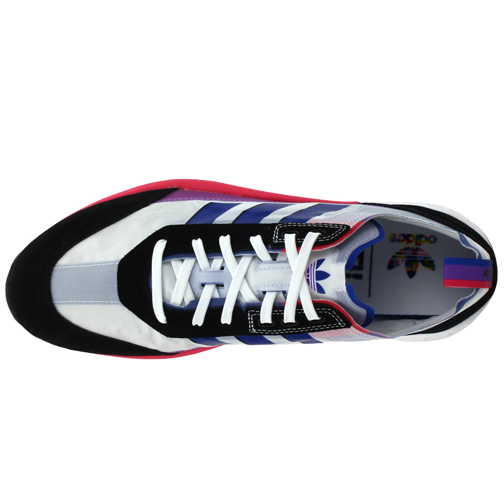 adidas SL 7200 Pride Sneakers Black, Blue Mens Lace Up, Sportstyle Sneakers