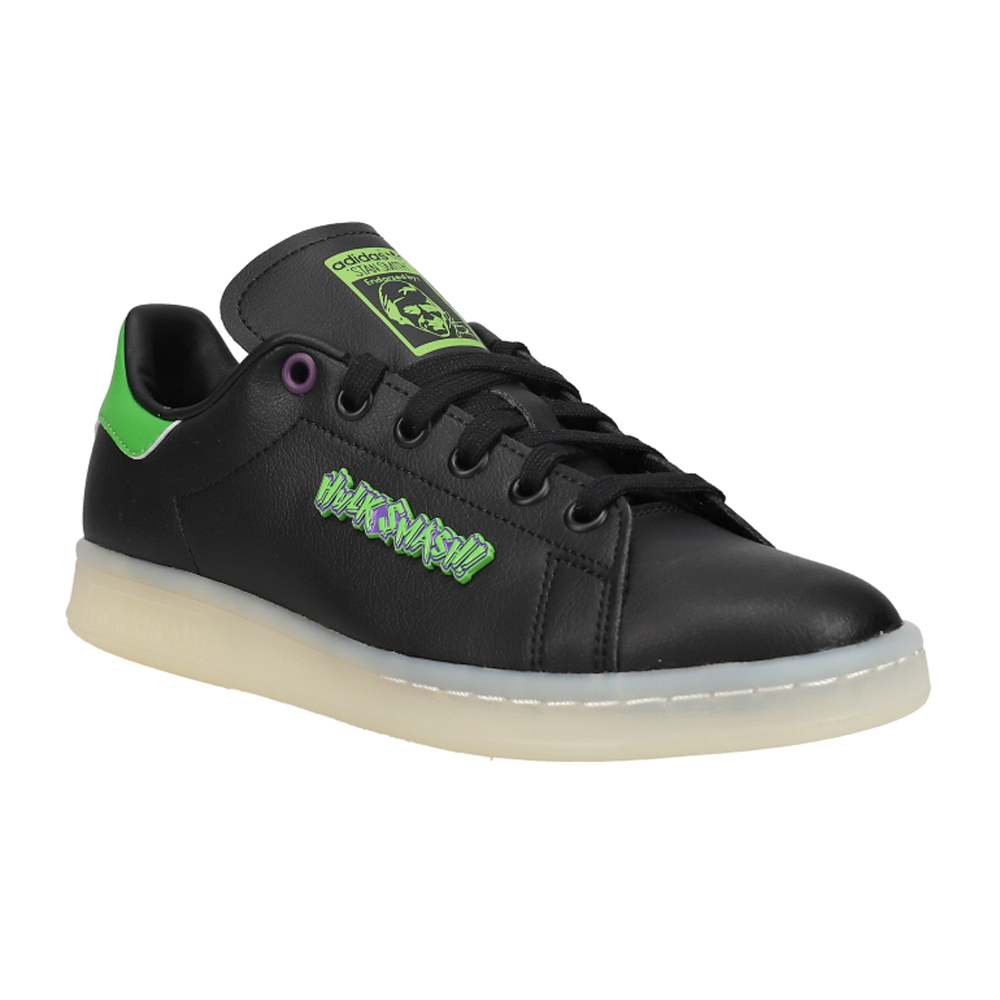 adidas Hulk Stan Smith Sneakers Black, Green Mens Lace Up Sneakers