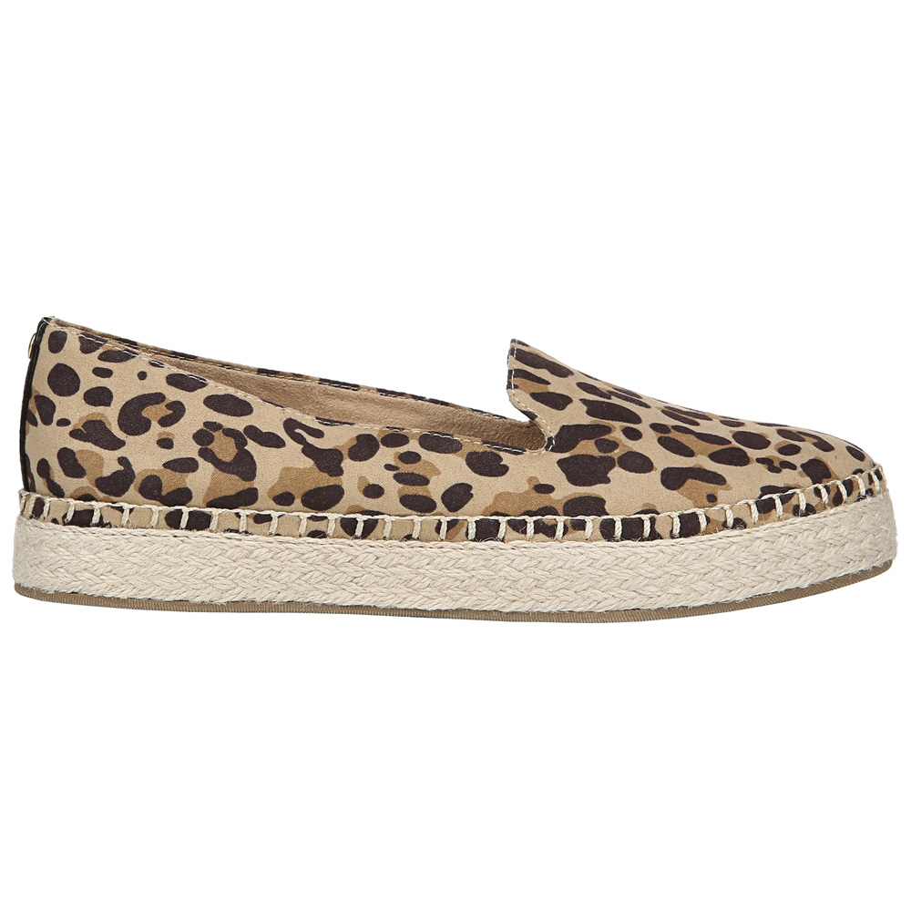 dr scholl's leopard slip on