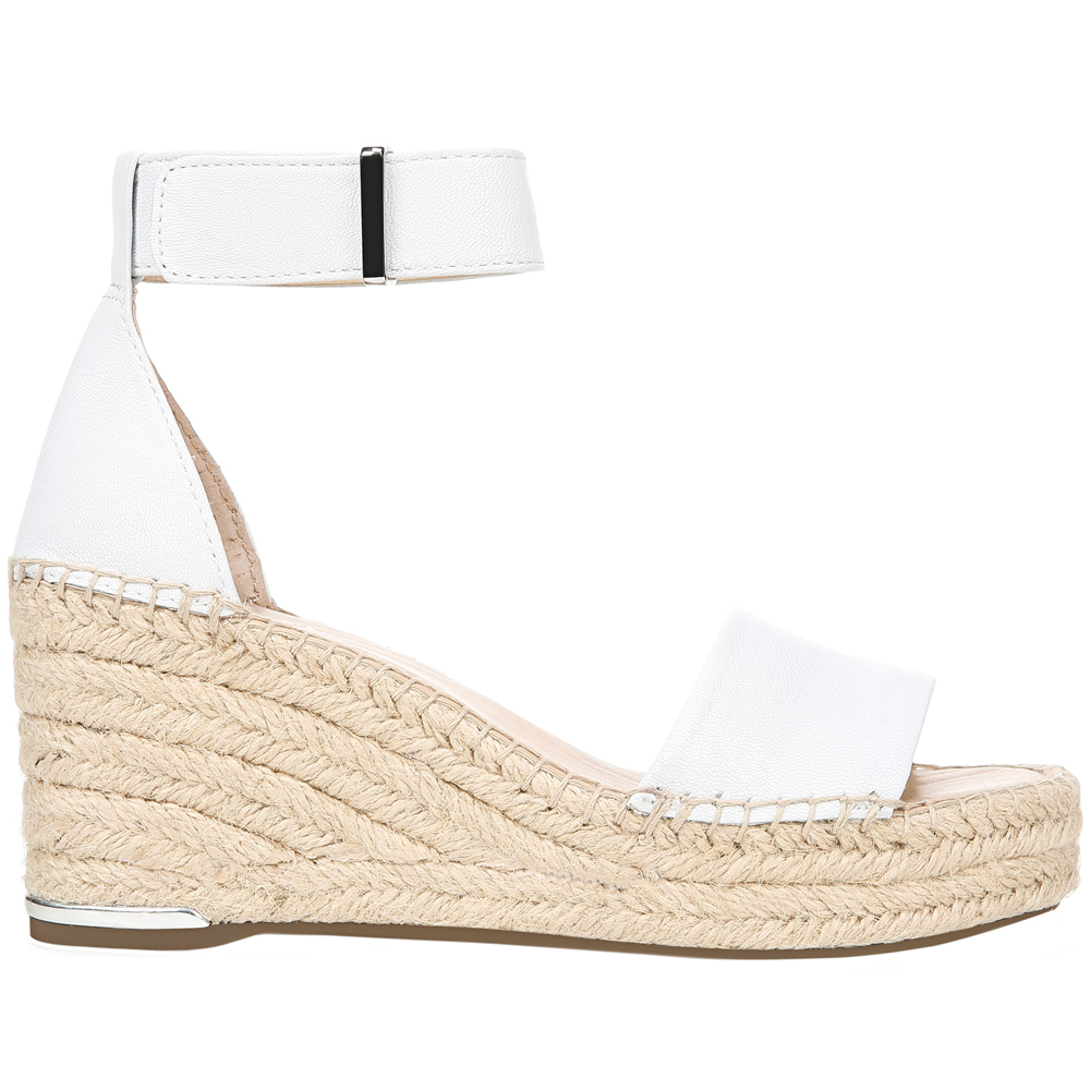 espadrille sandals white