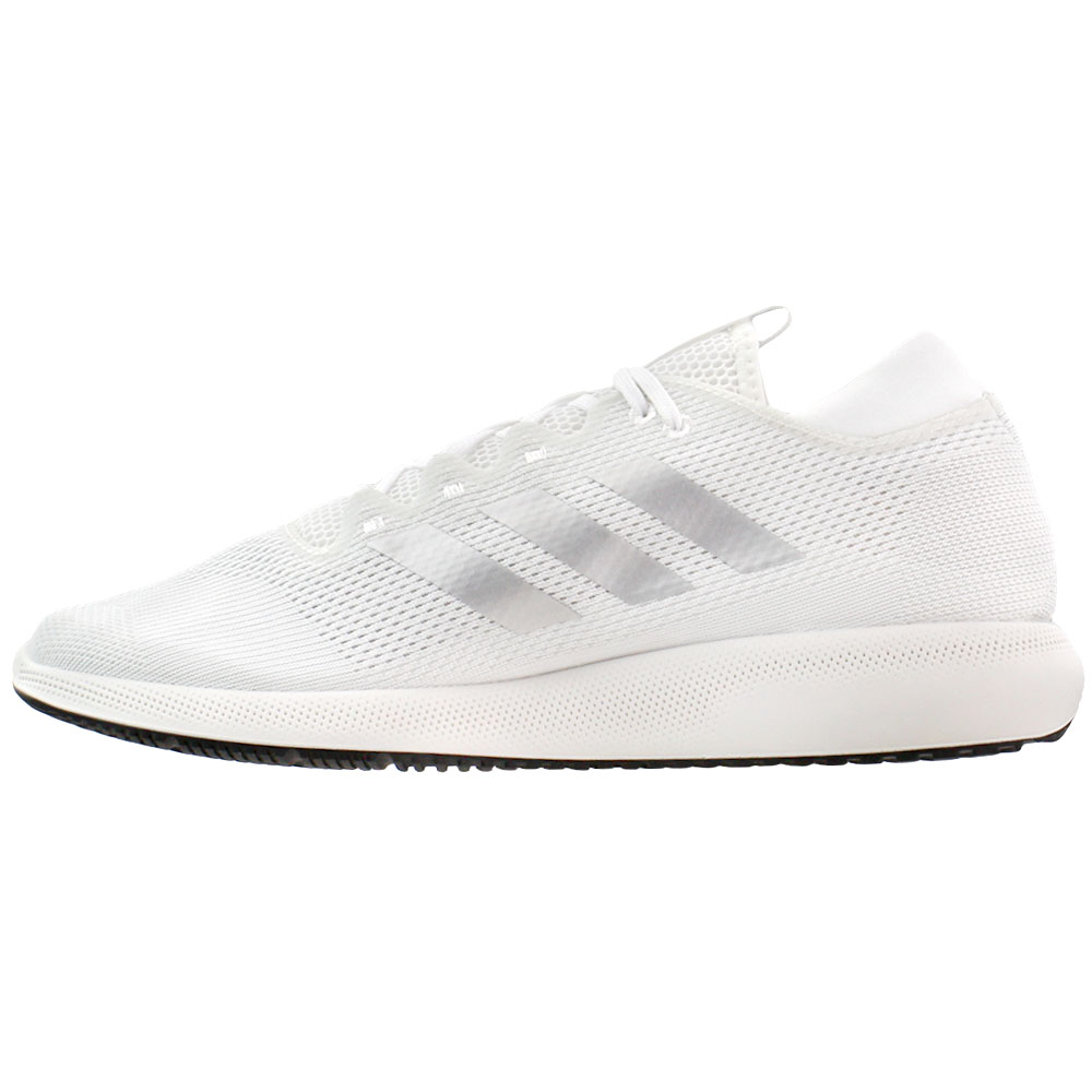 adidas Edge Flex Running Shoes White Womens Lace Up Athletic