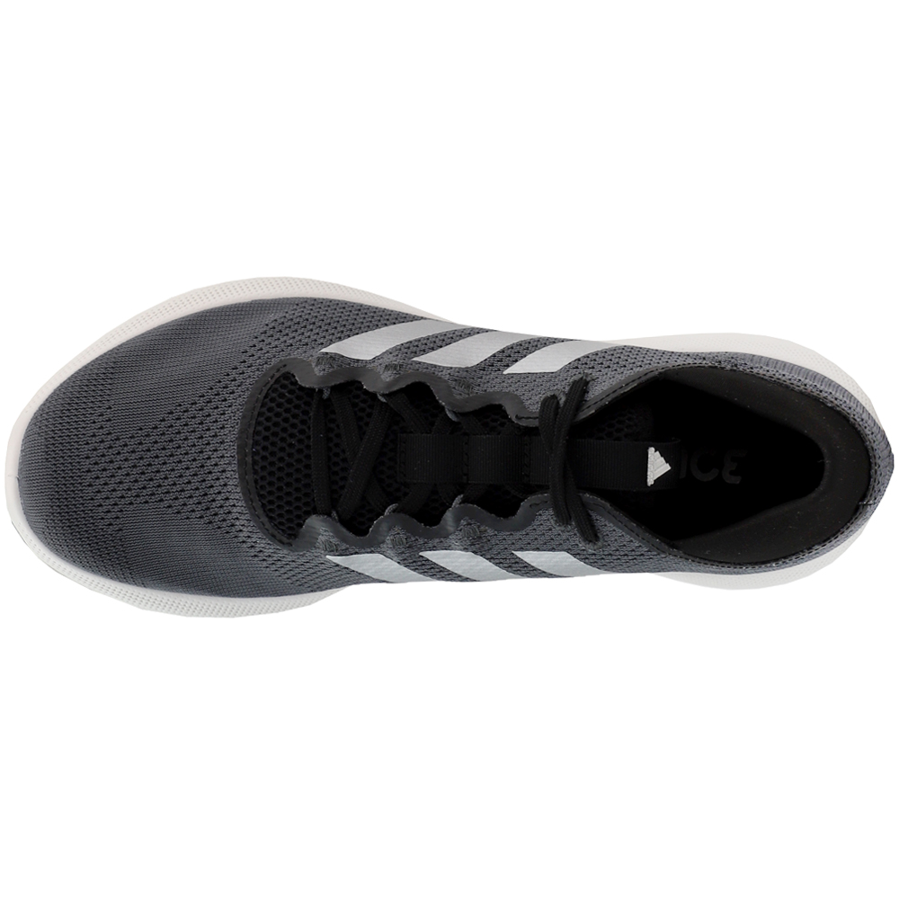 adidas Edge Flex Running Shoes Grey Mens Lace Up Athletic
