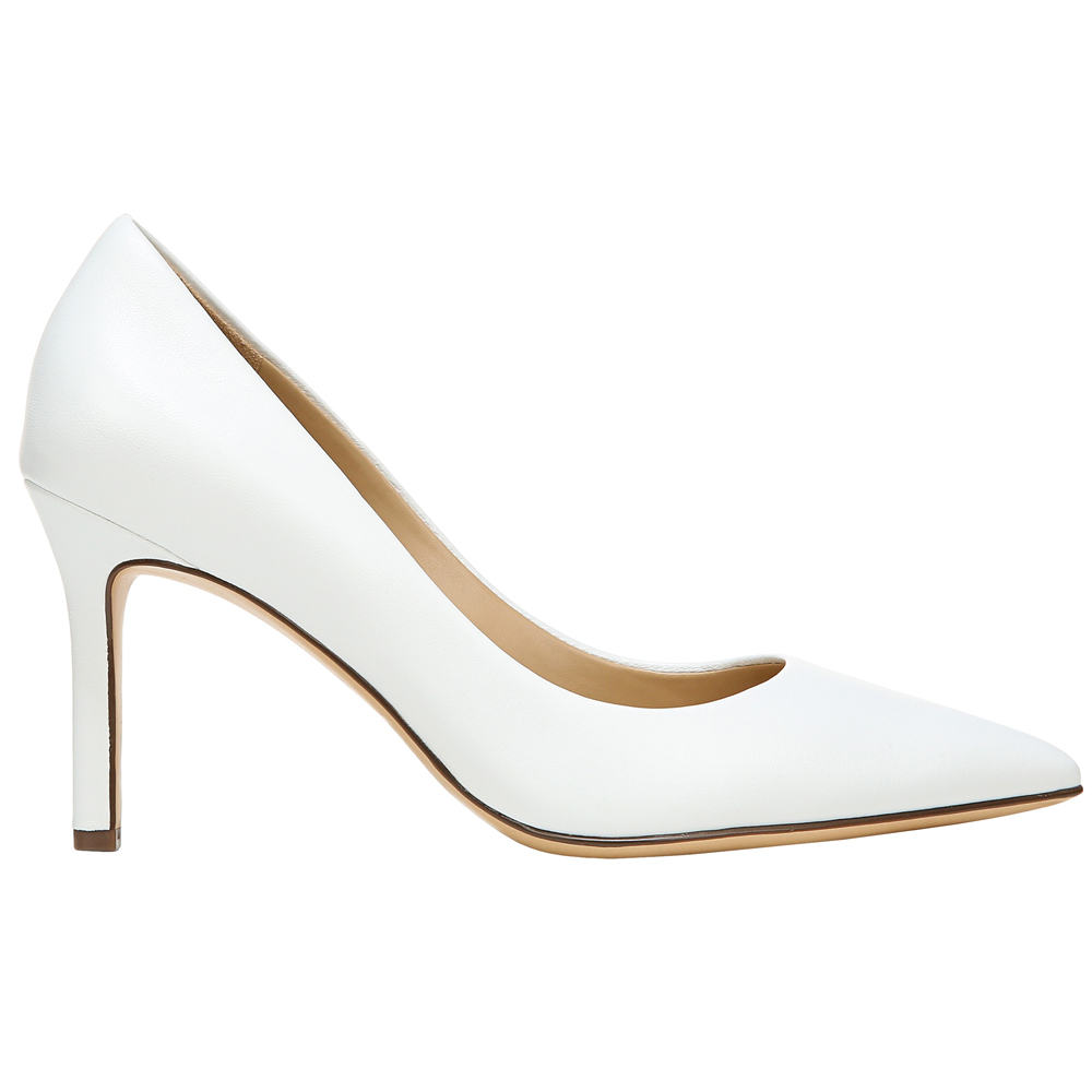 white naturalizer pumps