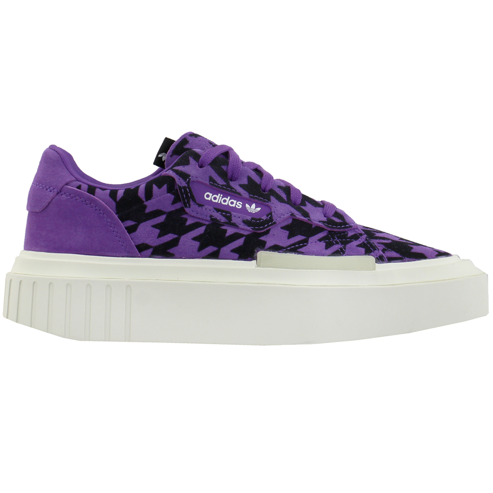 purple platform sneakers