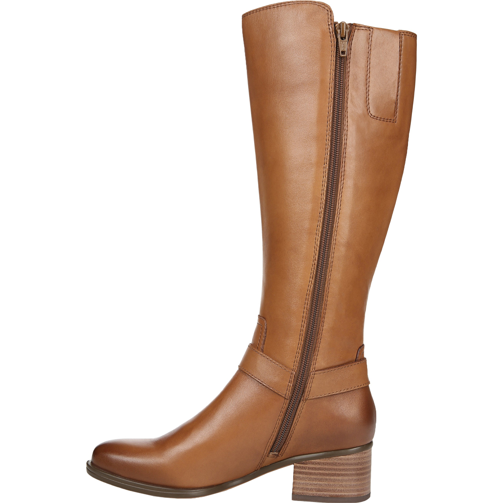 Naturalizer Dalton Wide Calf Riding Boots Brown Womens ...