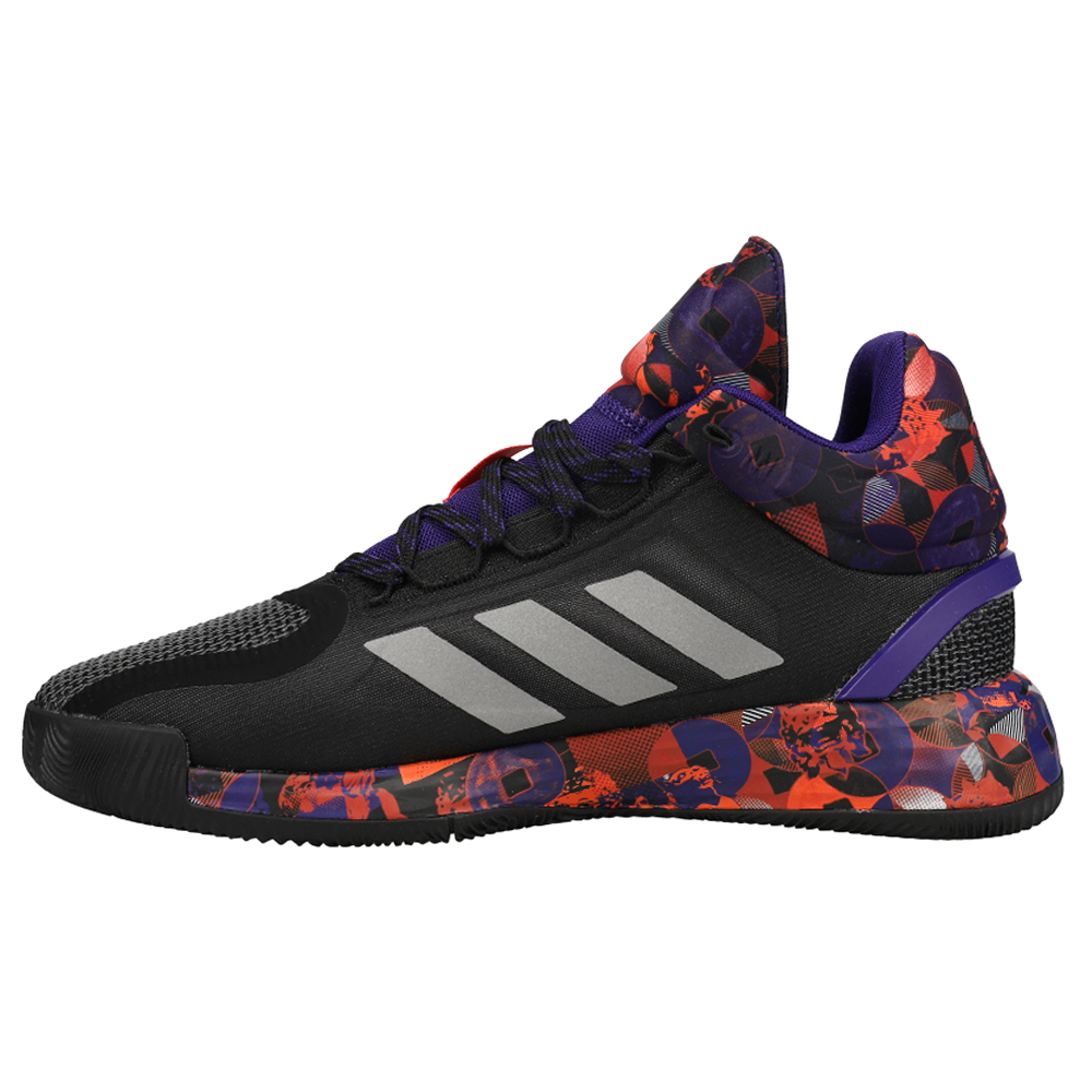 adidas D Rose 11 Basketball Shoes Black Mens Lace Up Athletic