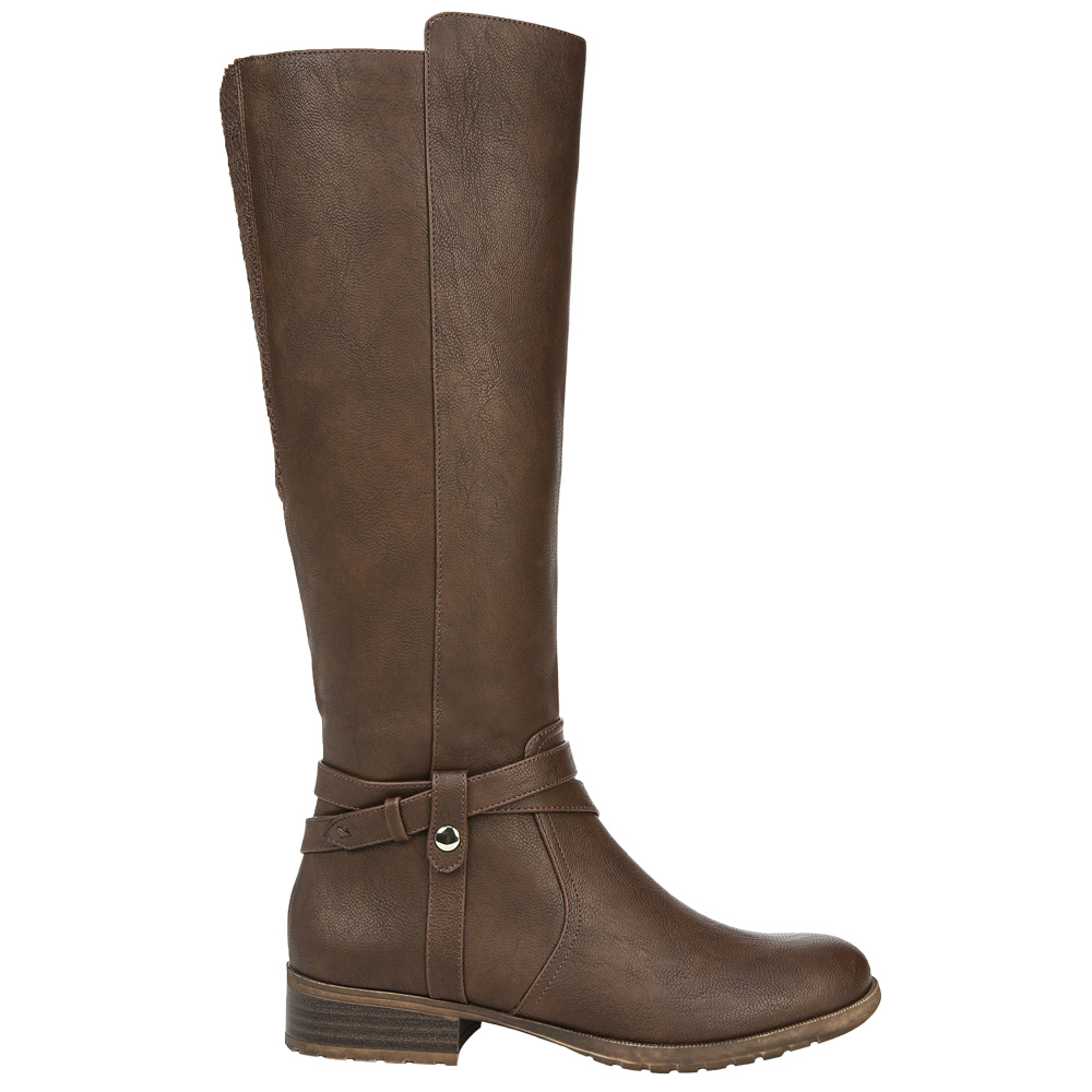 tan riding boots wide calf