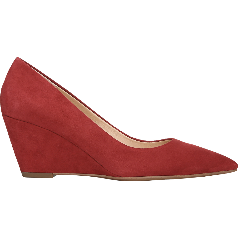 franco sarto red wedges