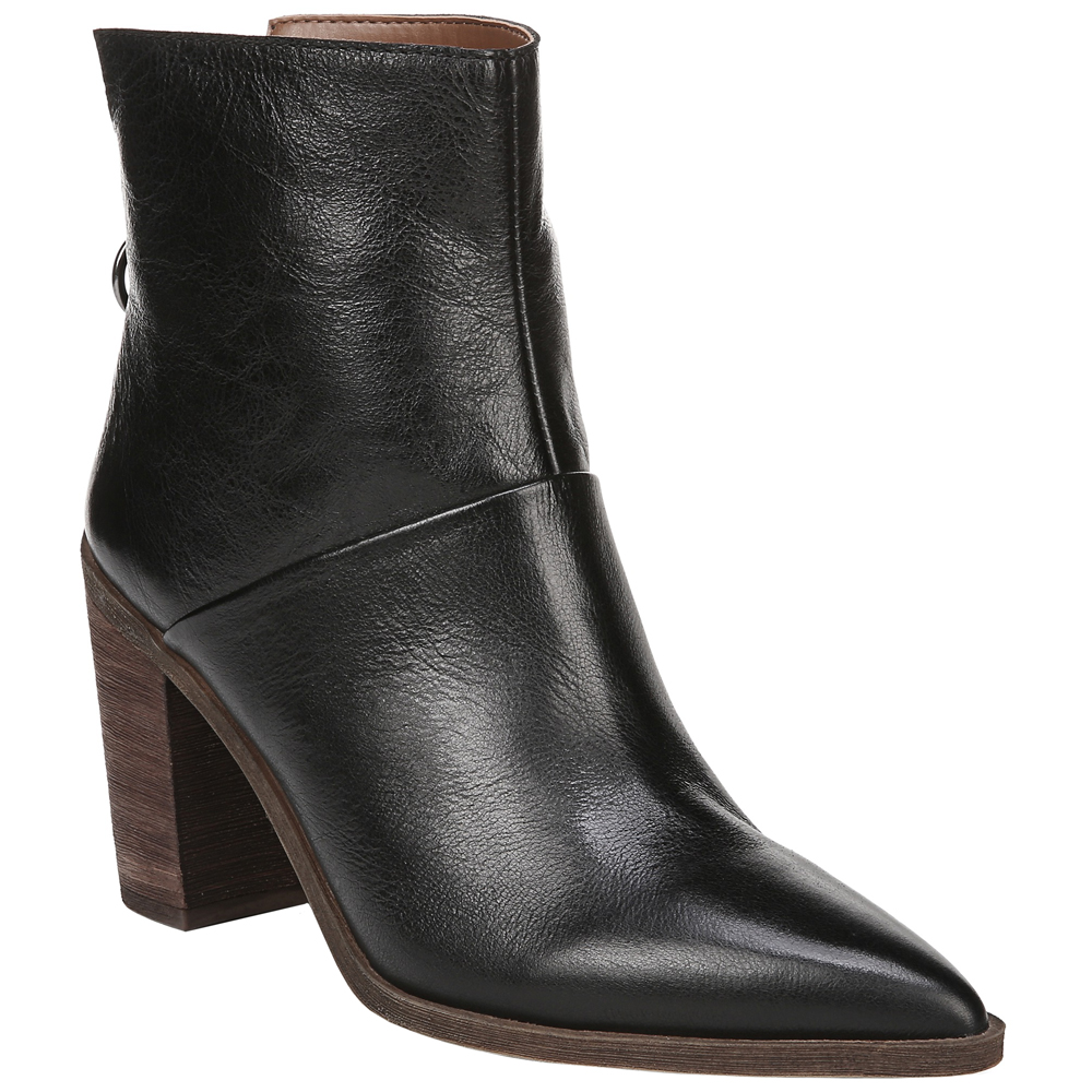 Franco Sarto Mack Zippered Booties Black Womens Bootie Cowboy Boots Franco Sarto Mack Zippered Booties Black Womens Bootie Cowboy Boots