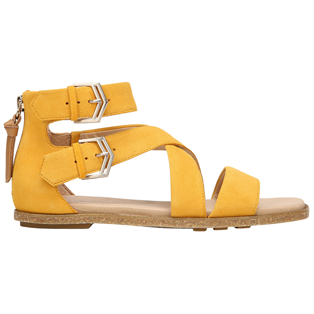 dr scholl's yellow sandals