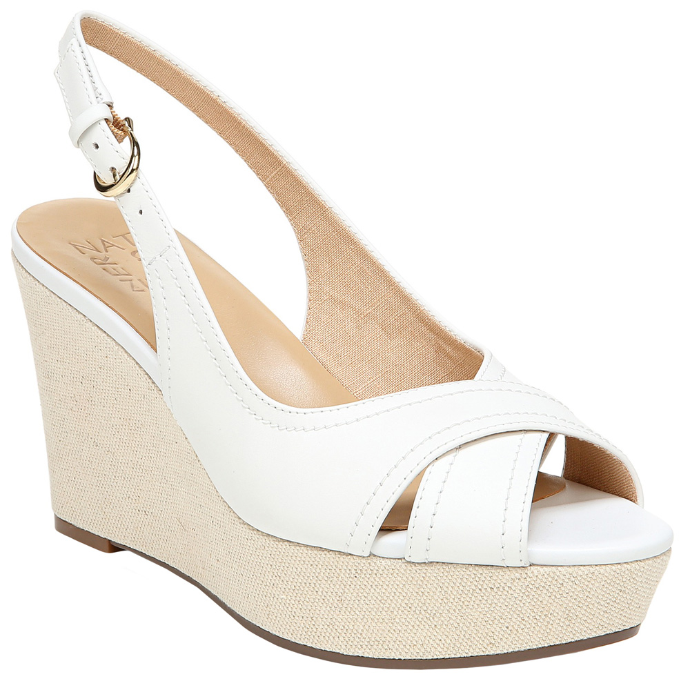 naturalizer zander slingback wedges