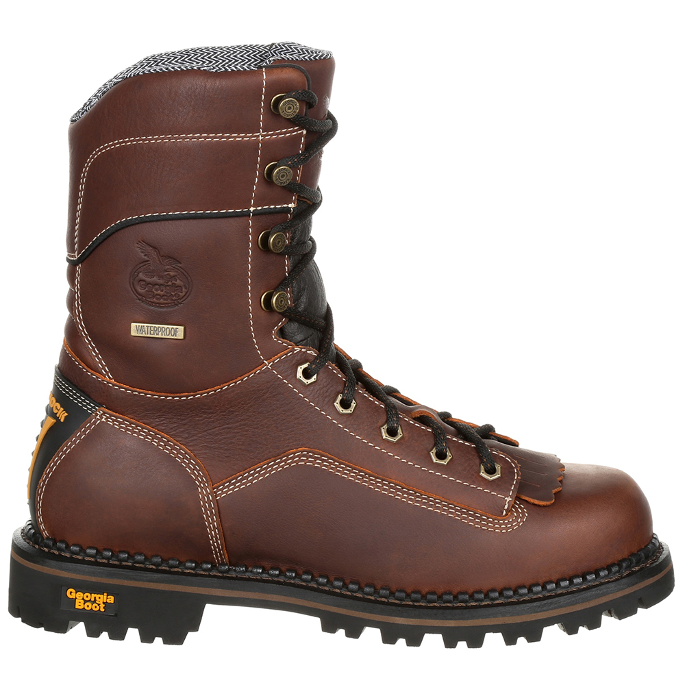 lace up logger boots