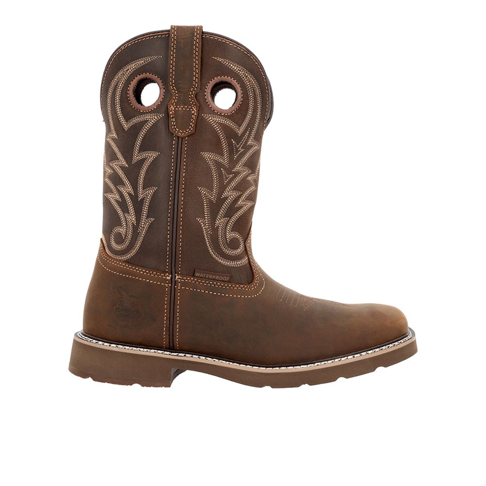 Georgia Boots Core 37 Western 11 Inch Waterproof Steel Toe Work Boots