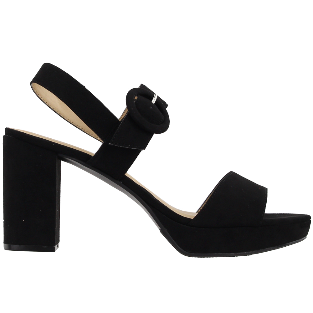 black womens platform sandals