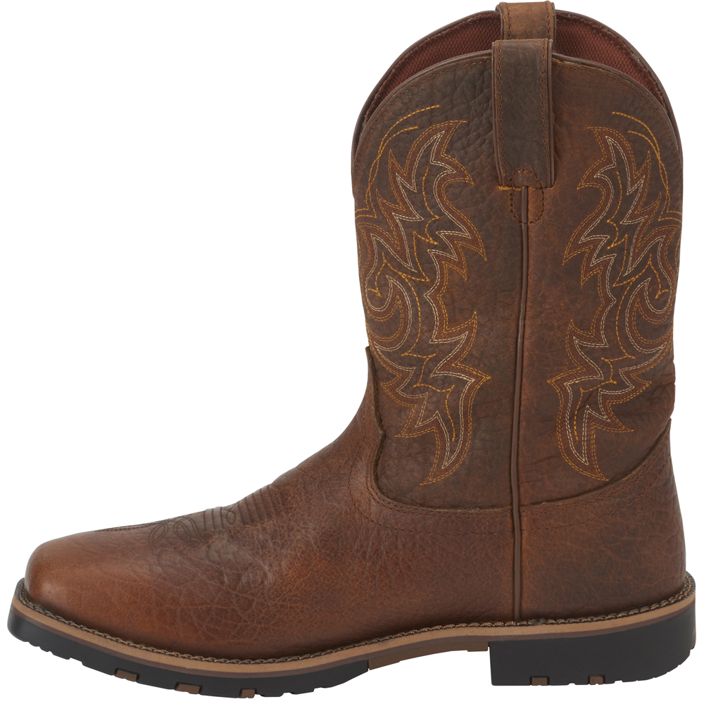 square toe boots justin