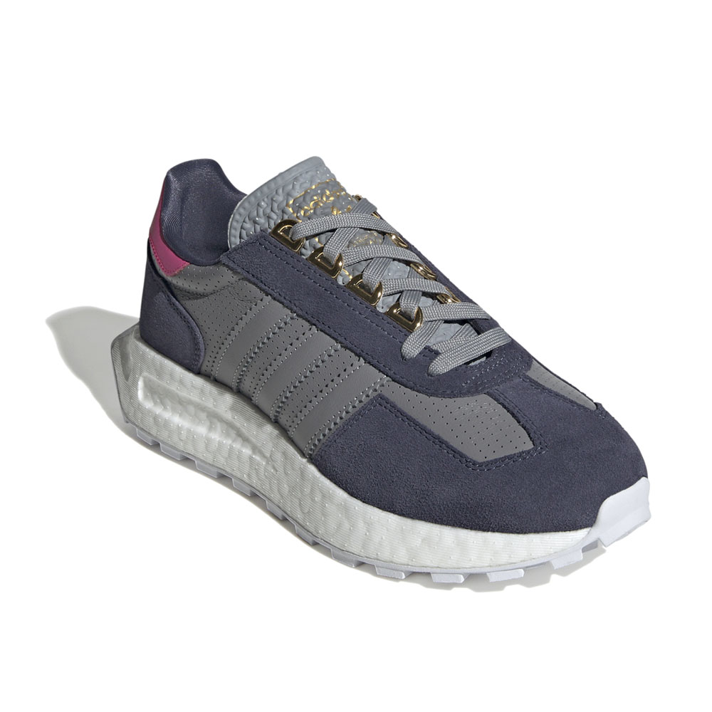 Tenis informales Adidas Retropy E5 con cordones azules para mujer GX1813 - Imagen 7 de 12