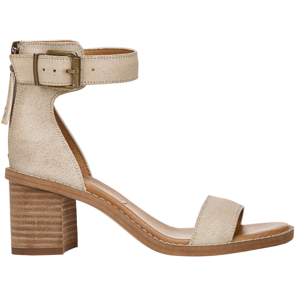 round toe ankle strap block heel