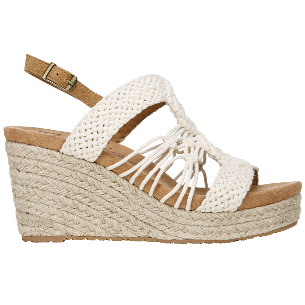 off white wedge heels