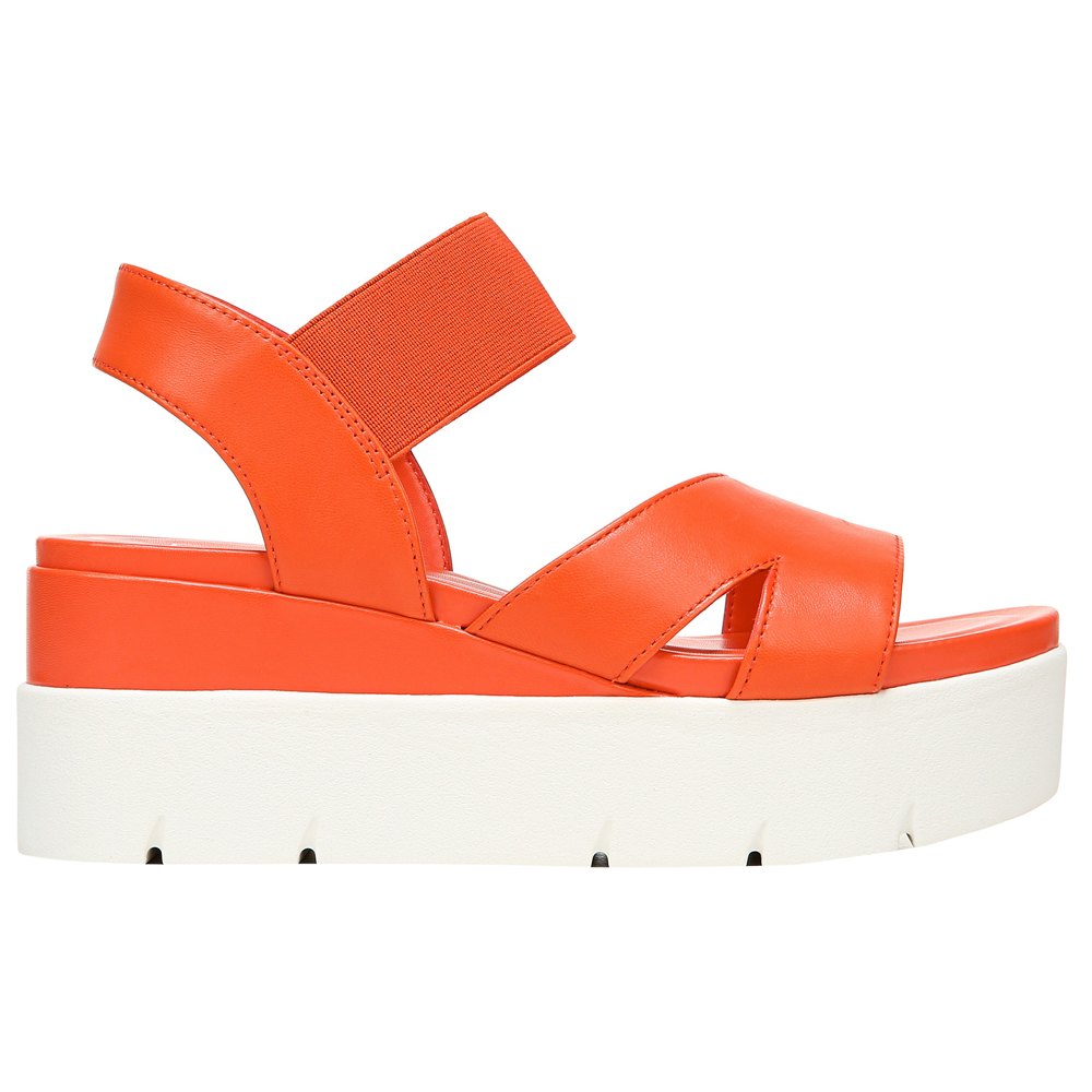 Franco Sarto Virginia Orange Womens Sandals Wedges