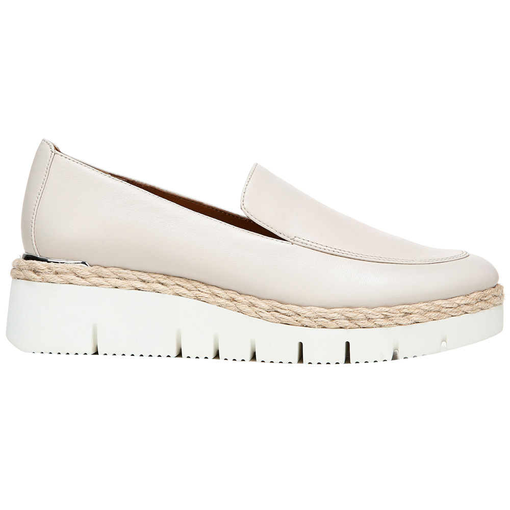 franco sarto white loafers