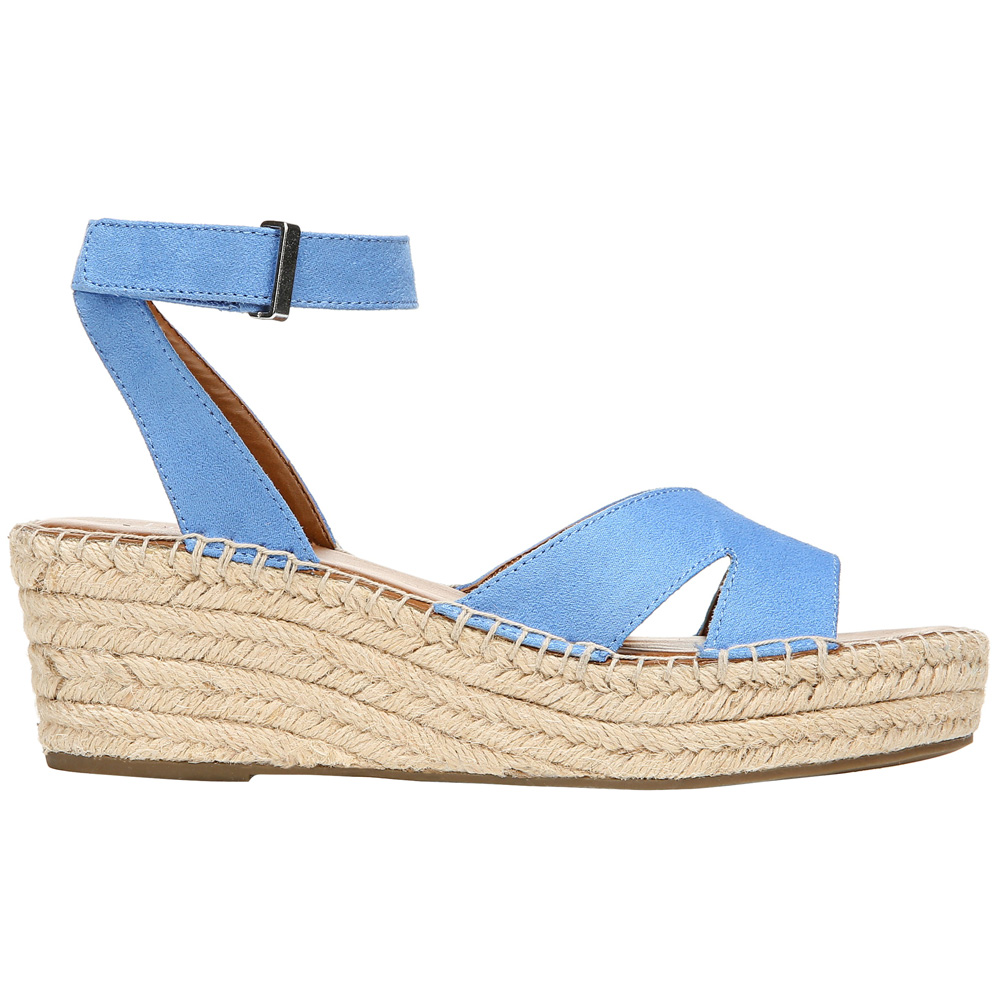 franco sarto blue wedges