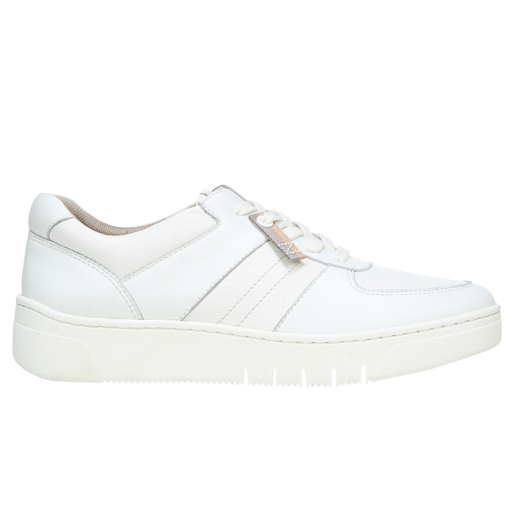 naturalizer white leather sneakers