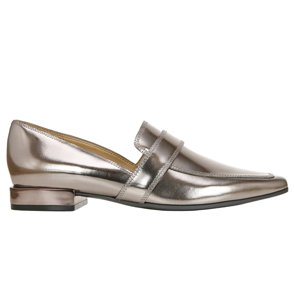 Naturalizer Cicero Loafer Metallic Loafers Silver Womens Loafer Flats Naturalizer Cicero Loafer Metallic Loafers Silver Womens Loafer Flats