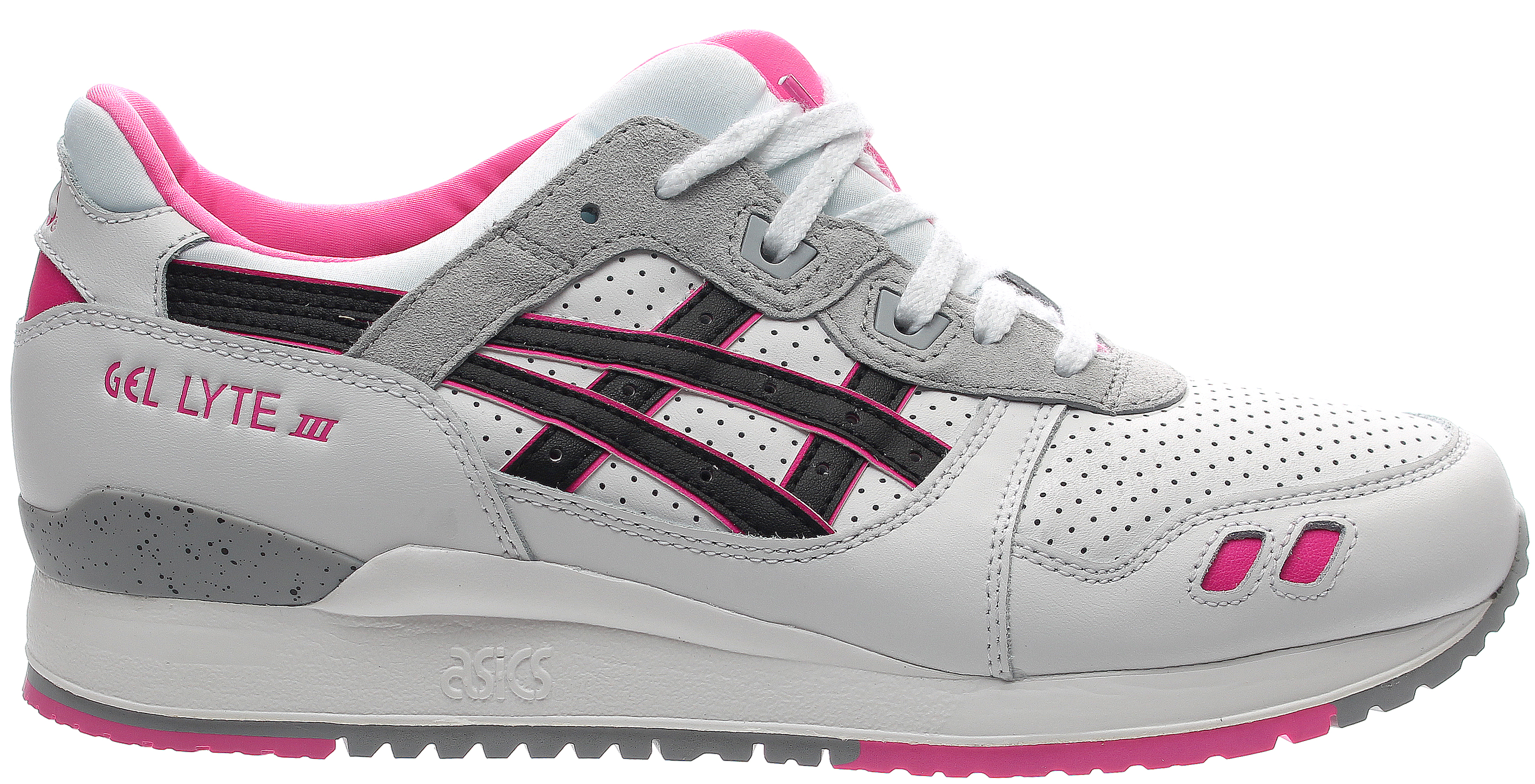 asics gel lyte iii white pink